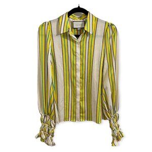 Alexis - Long Sleeve Stripped Button Up
